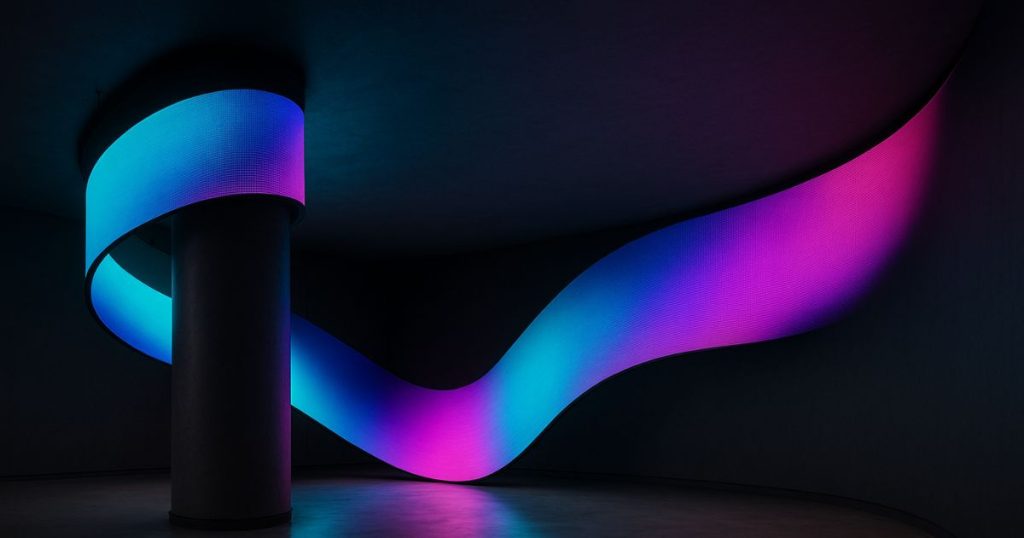 Curved and Flexible LED Displays: Redefining Design Possibilities
